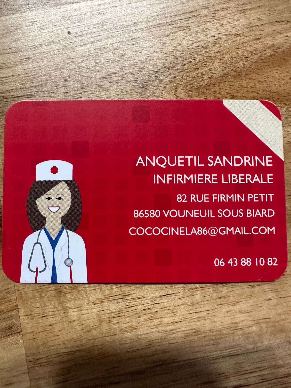 Cabinet infirmier ANQUETIL SANDRINE BASILE AURÉLIE .Vouneuil-sous-Biard